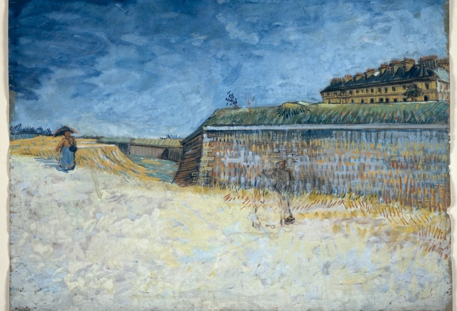 A stolen Van Gogh drawing recovered outside a public lavatory 20 years ago goes on show