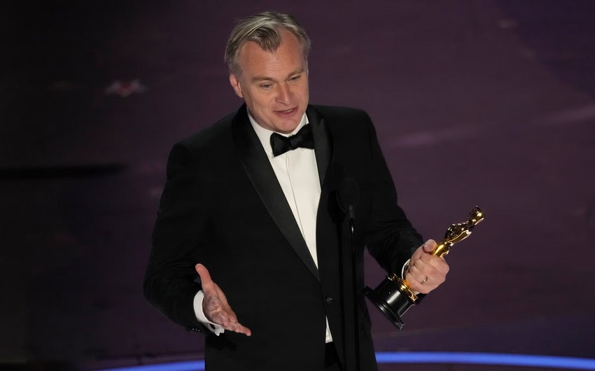 Christopher Nolan wins his first ever Oscar for directing Oppenheimer