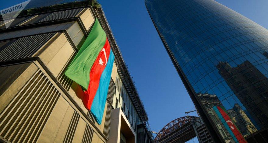 Azerbaijani flag mural appears in capital's historical core