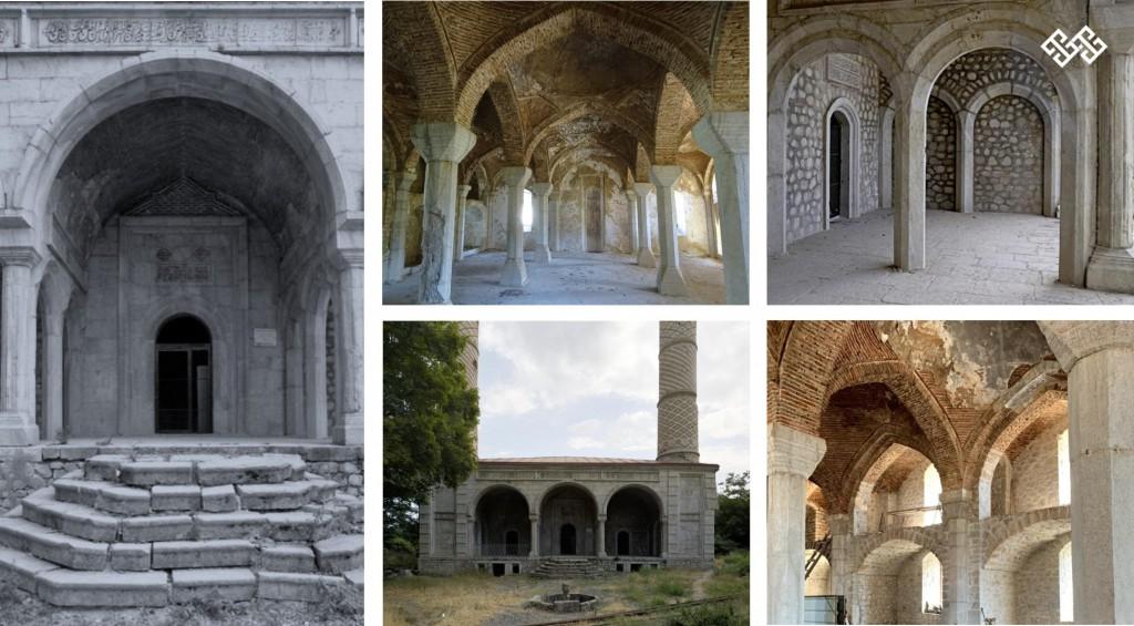 Azerbaijani monuments in Armenian occupation