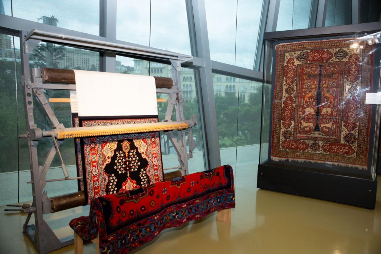 Karabakh rug presented at Carpet Museum