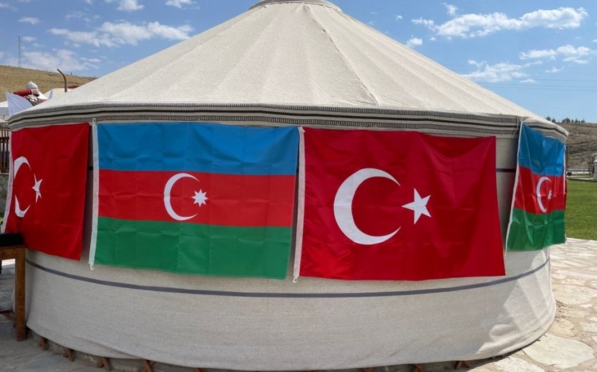 Azerbaijani culture tent opened in Turkey