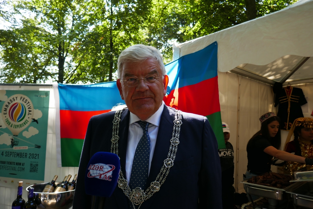 Mayor of the Hague: The Embassy of Azerbaijan has always been represented at the Embassy Festival at a high level