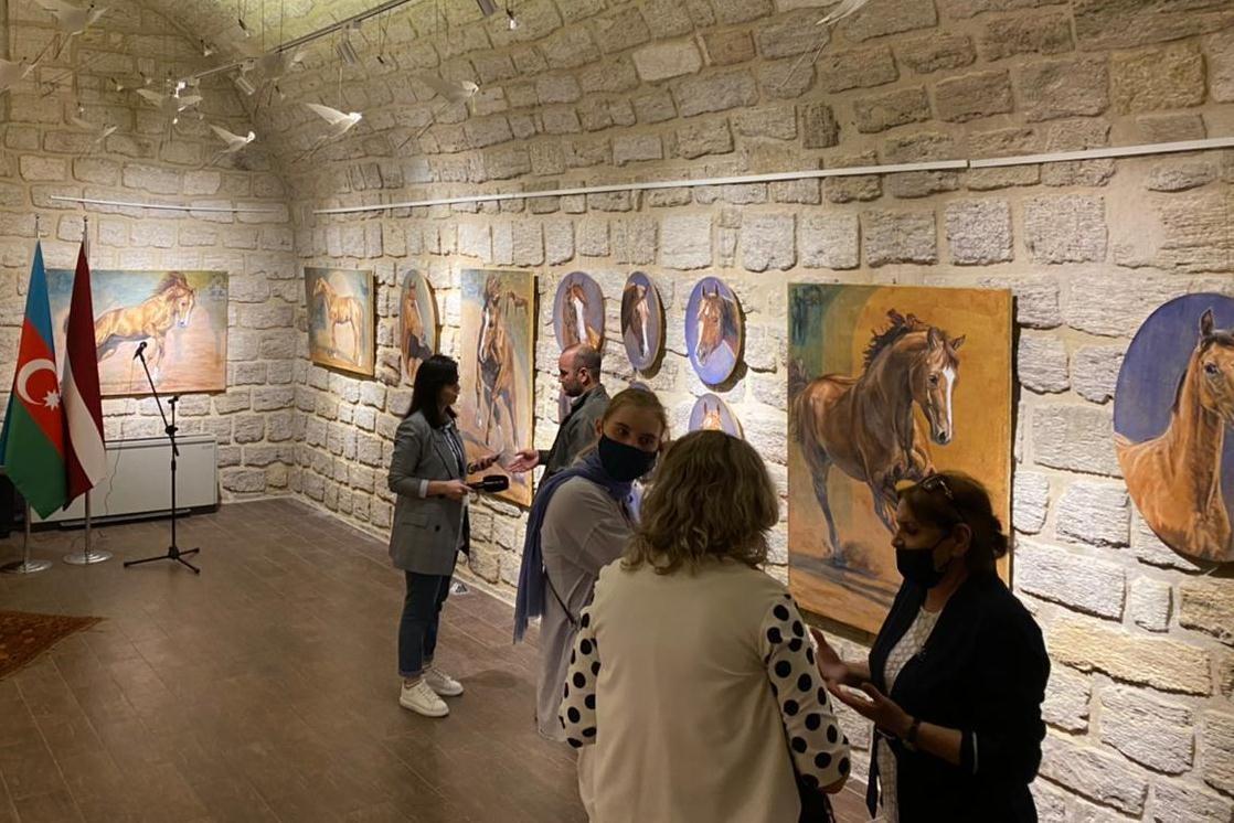 Karabakh horse through eyes of artist