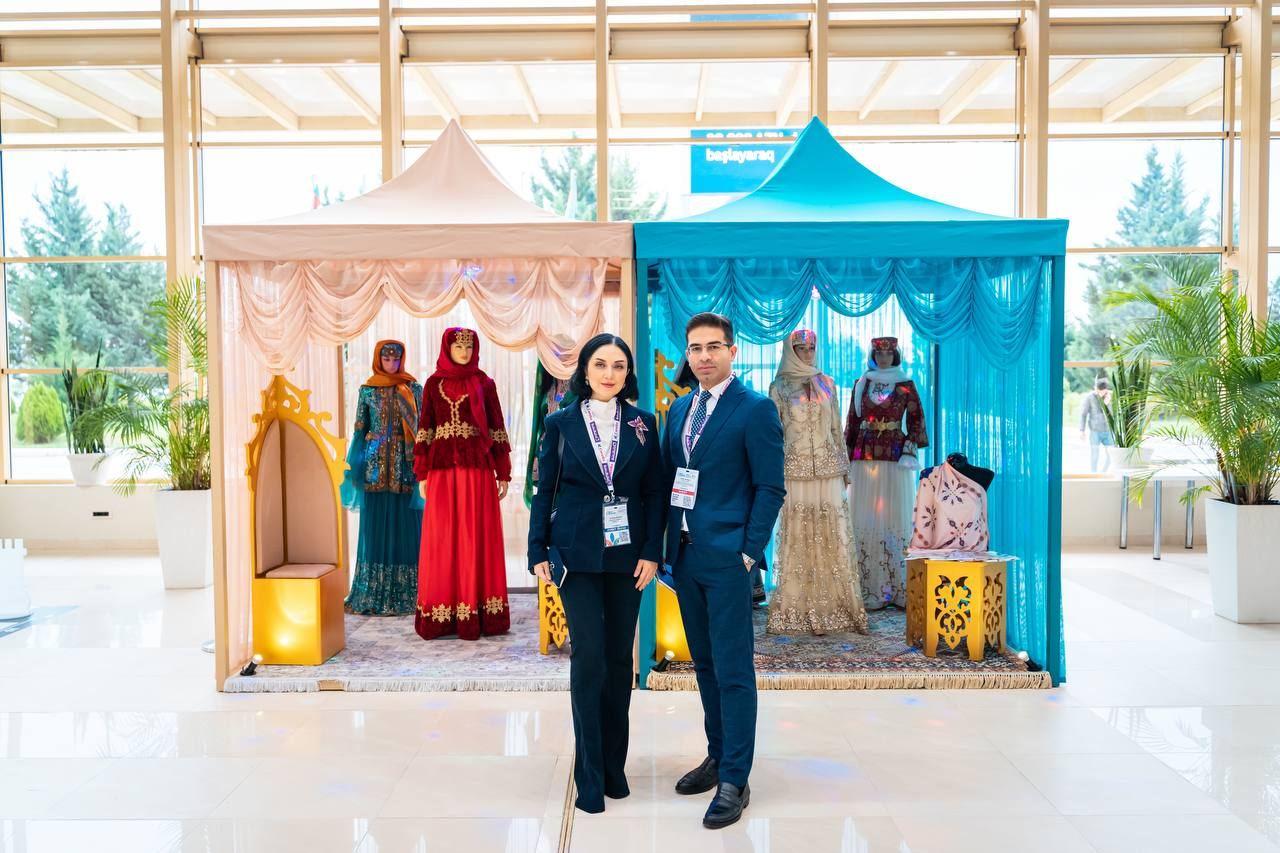 Traditional Karabakh dresses shown at Rebuild Karabakh expo