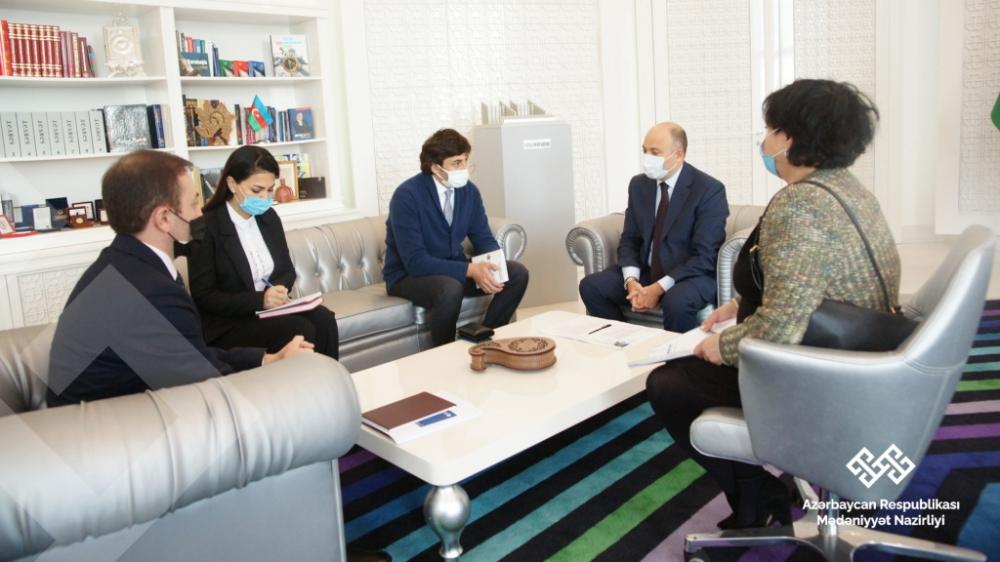 Culture Minister meets winner of "Yukselish" competition