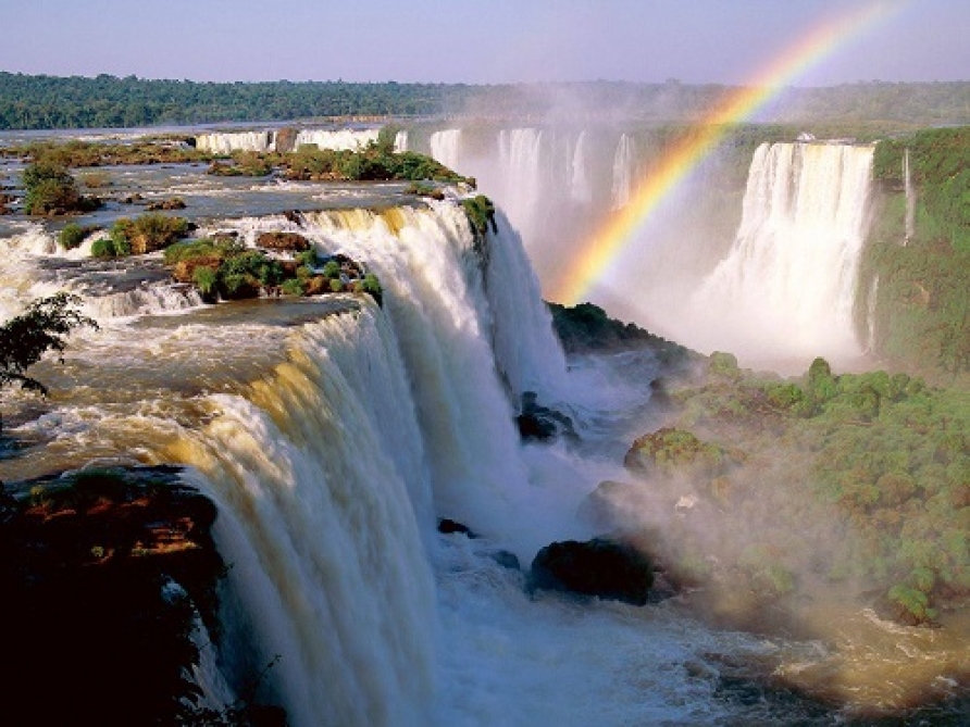 Iguazú Falls - world`s most dramatic and monumental waterfalls